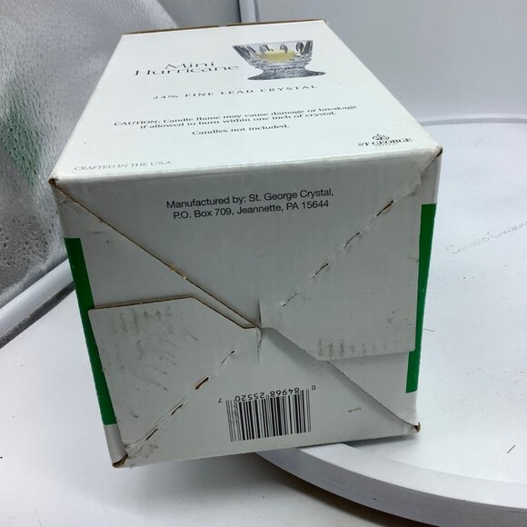 Toscany Classics Muirfield Mini Hurricane Candle Holder St. George 24% Crystal - Picture 8 of 9